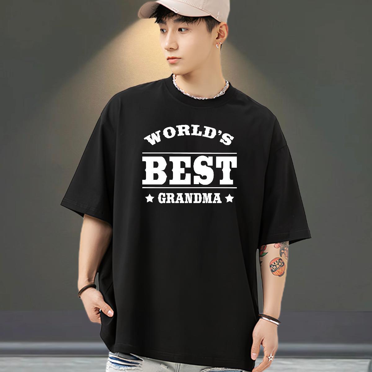 Cool Design T shirt 230g Pure Cotton letter Hip Hop Custom Print Oversized Breathable Short Sleeve Mens Tshirts Designer Tees