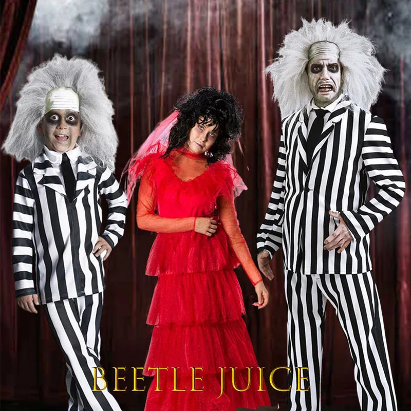 Beetle Juice Hell Master Cos costume cosplay Halloween female performance 240823
