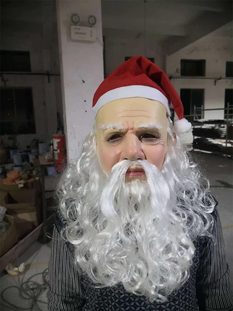 Old Man Mask Halloween Party April Fools Day Wrinkle Full For Head Mask Face Mask Party Supplies Thriller Cosplay Props 240823