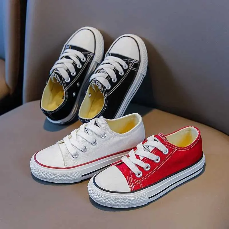 Children's Outdoor Running Shoes, Breathable Canvas Low-Top Sports Sneakers for Boys and Girls, Wear-resistant DEG24082312 dh3628137