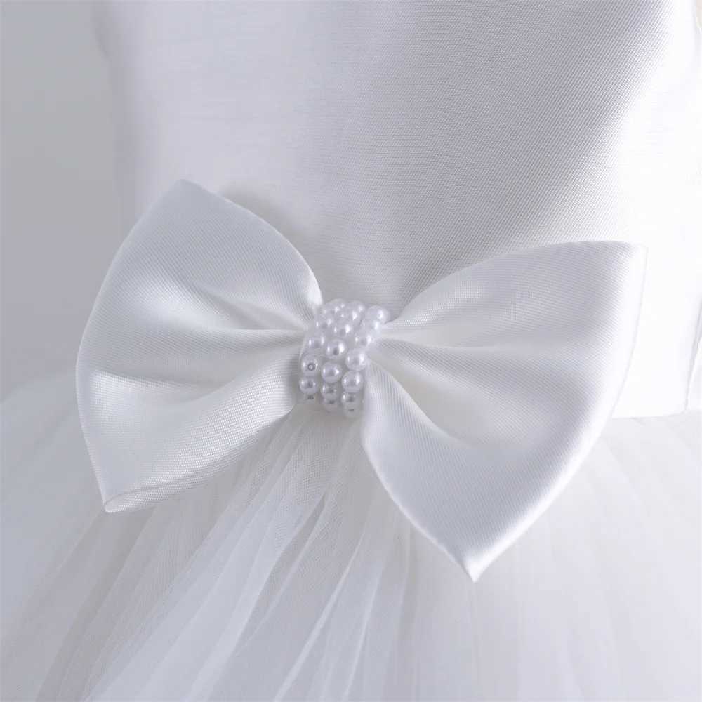 Yoliyolei girl dress floral girl party birthday ball ball dress baby and childrens vest with two bows W240823