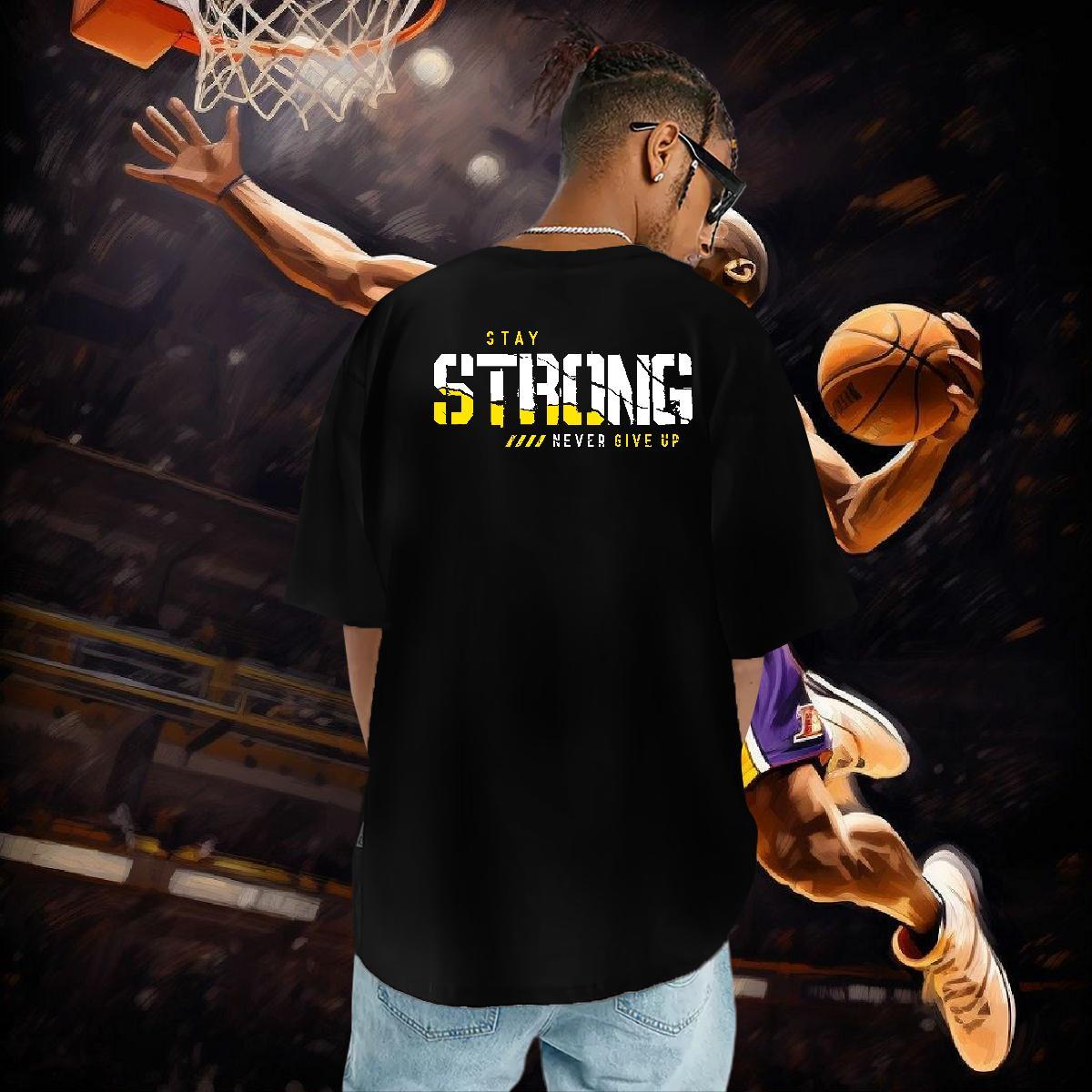 TOP Quality T-Shirts 100% Cotton 230g letter Hip Hop Street Oversized 4XL Short Sleeve O-Neck Tshirt for Man Woman 2024 Tees Shirts