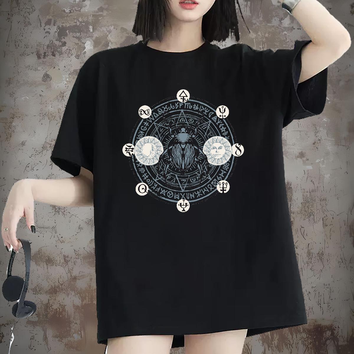 Nice Unisex Tshirts 230g Pure Cotton painting Beach T-Shirts for Women Crew Neck Custom Printing Tops Tees