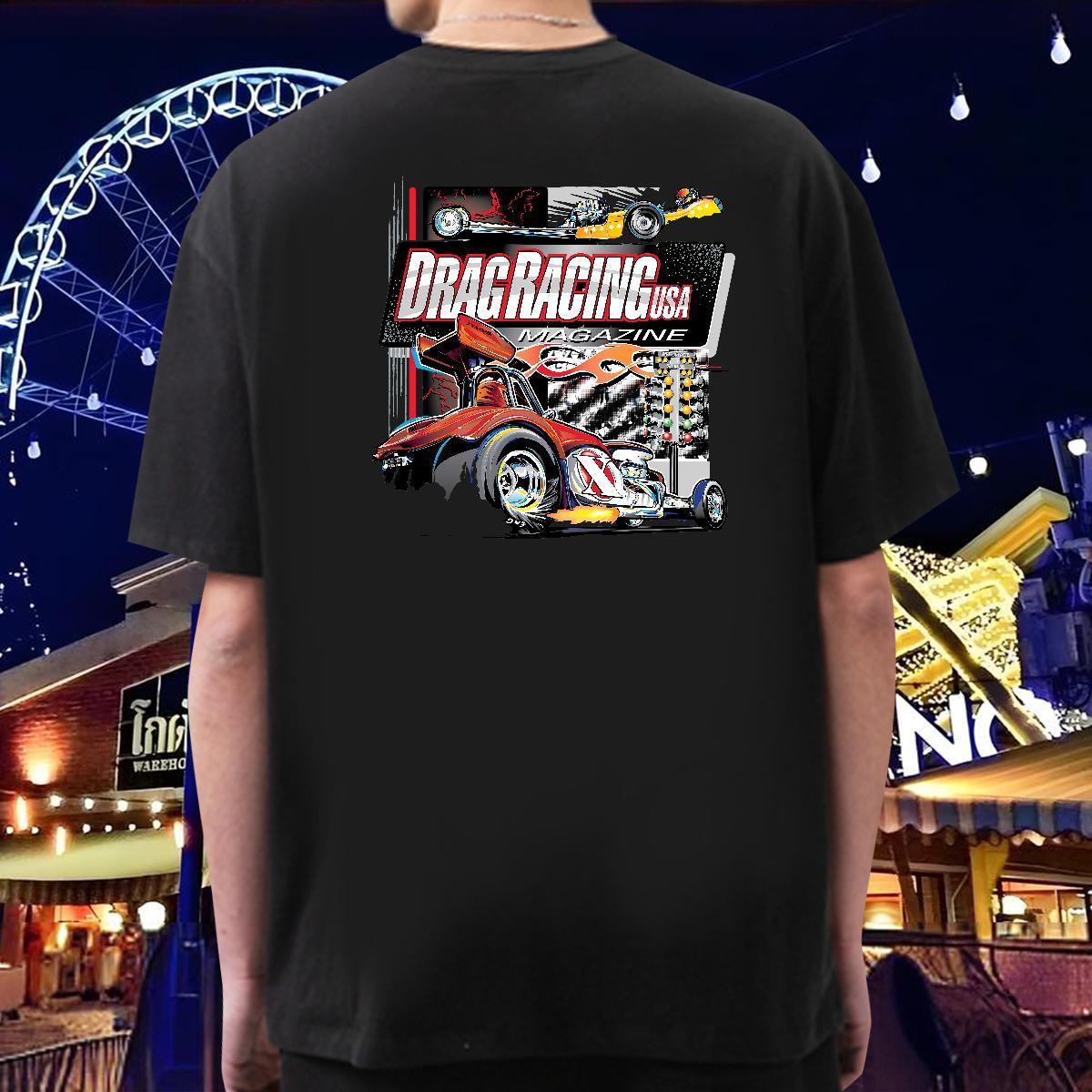 Cool T-Shirts 230g Cotton car Sports Casual Plus Size Custom Breathable Crew Neck Tshirt for Man Woman 2024 Designer Tee Shirt