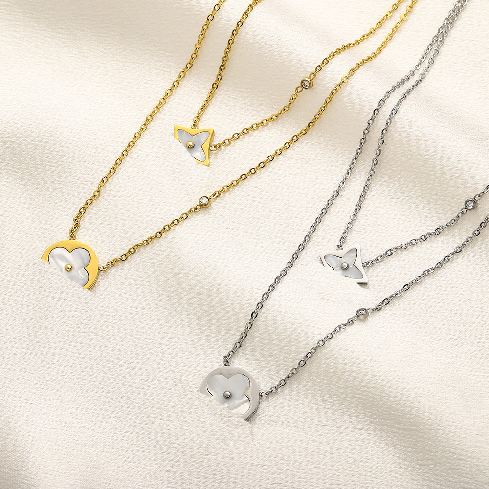 Designer Collier luxe Collier femme Pendentif Collier avec diamant Bijoux accessoire Collier exquis Soirée Cadeau Anniversaire Luxe Collier Vente