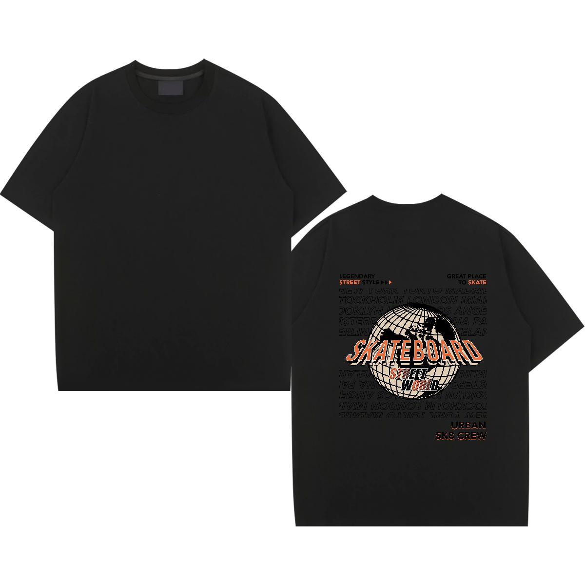 Cool Design T-Shirts 230g Cotton letter Daily Wear Custom Print Oversized Crew Neck Breathable Men Clothes T-Shirt Factory Direct Tees
