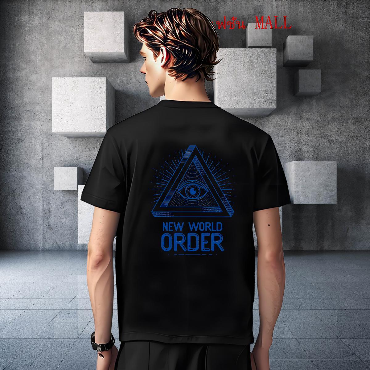 Classic Men T Shirts 230g Cotton eye of the devil Beach Custom Anime O-Neck Short Sleeve Men Tops Tees Wholesale Tops Shirt