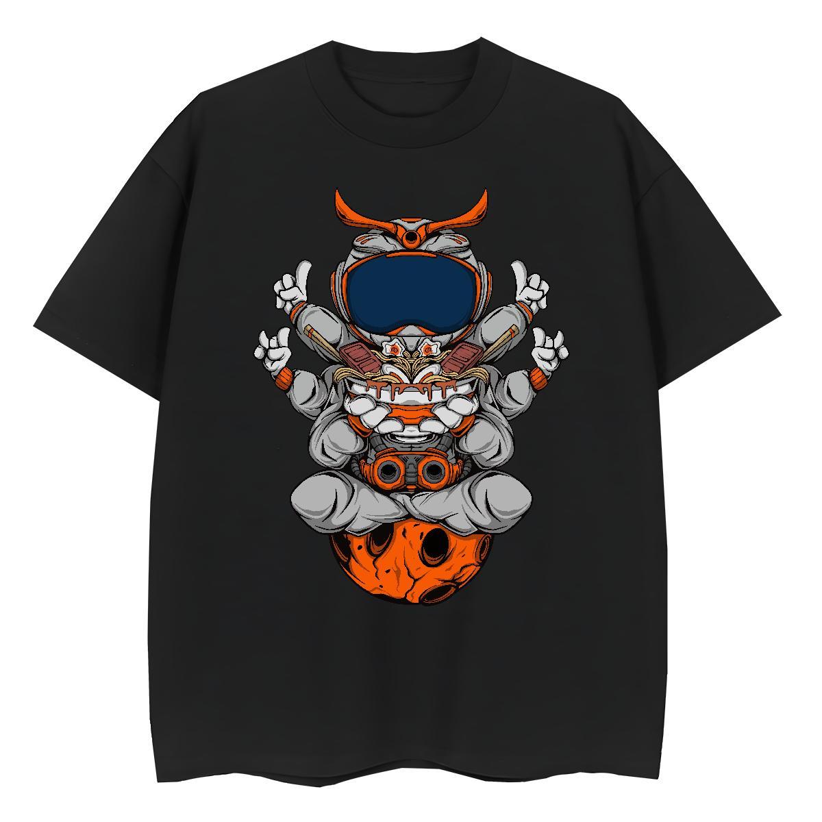 Designer Women Tshirts 230g Pure Cotton universe Street Casual T Shirts Women Short sleeve Soft Black White Clothes