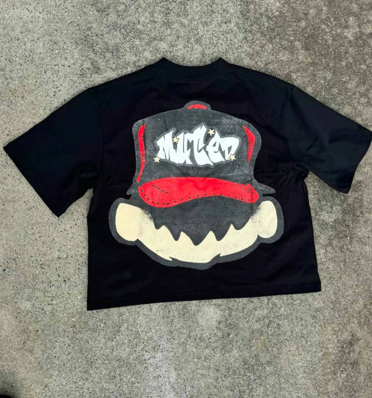 T Shirt Y2K Harajuku Hip Hop Cartoon Graphic Print Oversized Men and Women Streetwear Round Neck Cotton Short Sleeve Top 240822