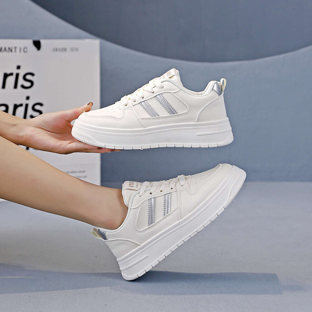 Ddmysports Autumn White New Korean Version Ins Female Student Height Increasing Sports Board Casual Shoes Trend Y A OUTDOOR