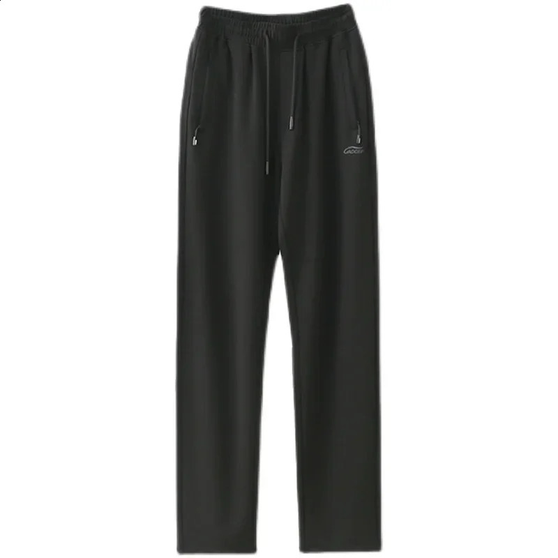 Tall Men Sweatpants Extra Long Length Big Size Summer Sweat Pant Stylish Large Trouser Male Black 130cm Lengthen High Waist 240822