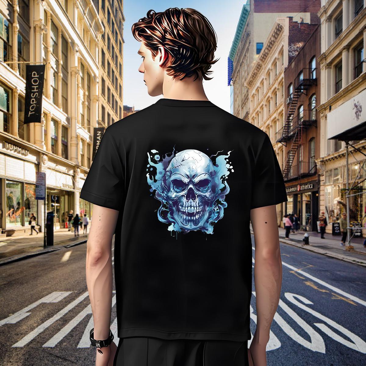 Wholesale T Shirt For Man 230g 100% Cotton angry Casual Oversized 4XL Breathable Couples T Shirts Brand Tee Shirt