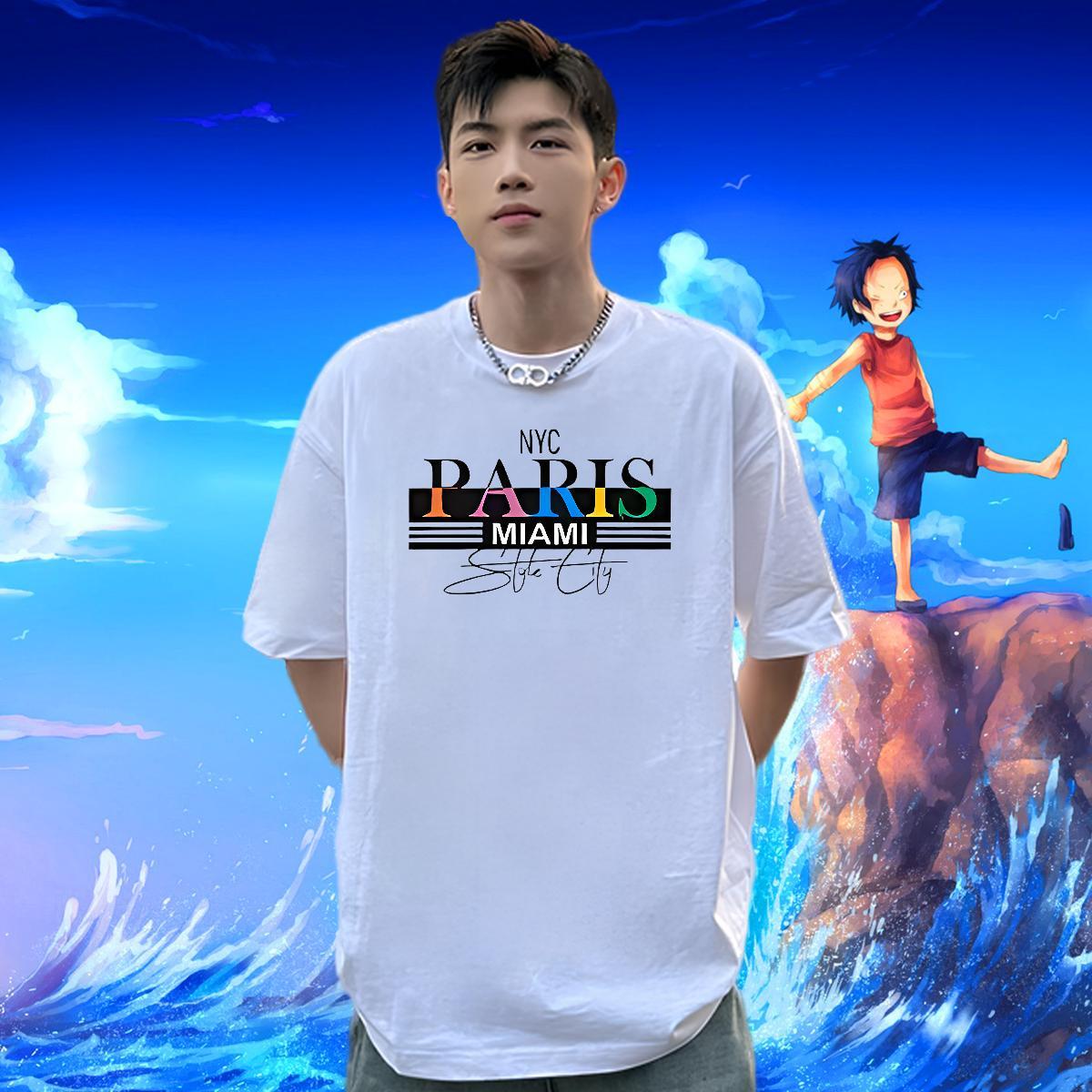 Unisex T Shirt For Man 230g Cotton letter Street Casual Custom Printing Breathable Soft Men Tees Designer Clothings