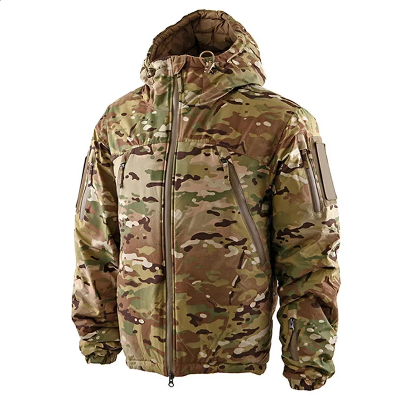 Winter tactical park MIG 20 warm jacket waterproof windproof high heat hooded outdoor hunting mens clothing 240822