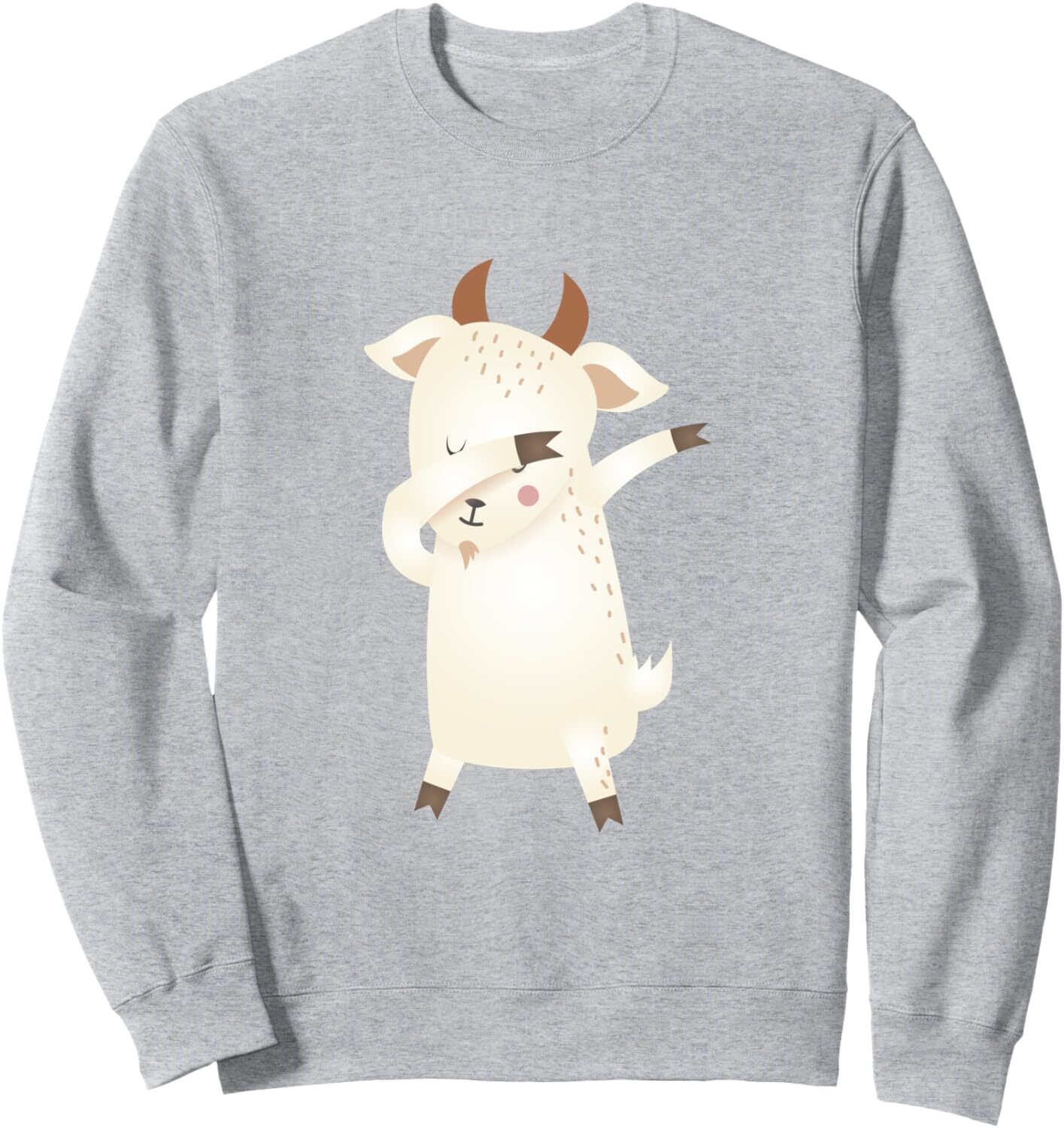 Long Sleeve Shirts for Men sweatshirt Cute Dabbing Goat Lover Animal Fun Gift Sweatshirt T shirt Tee Streetwear Casual tops clothes