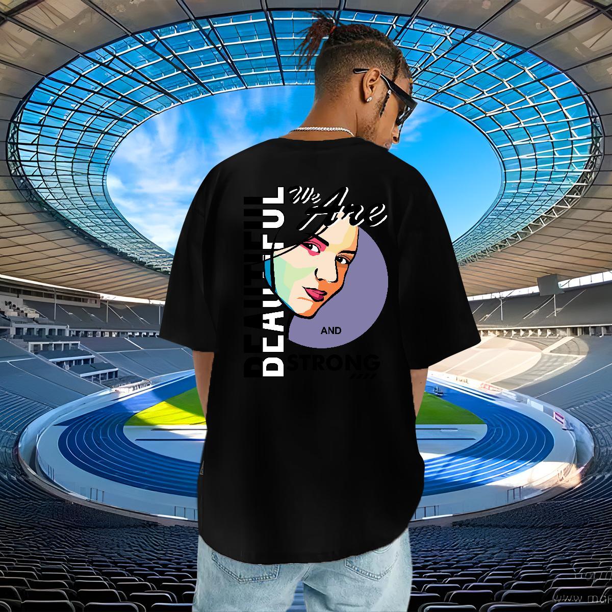 Popular T Shirt For Man 230g Pure Cotton women Casual Beach Customized Print Short Sleeve O-Neck Mens Tshirts Fashion Casual Tees