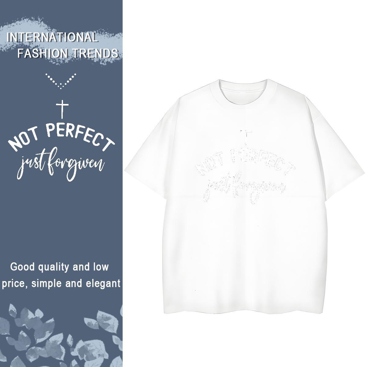 High quality Couples T Shirts 100% Cotton 230g letter Home Outdoor T-Shirts for Women Short sleeve Soft Oversized L-4XL Polos
