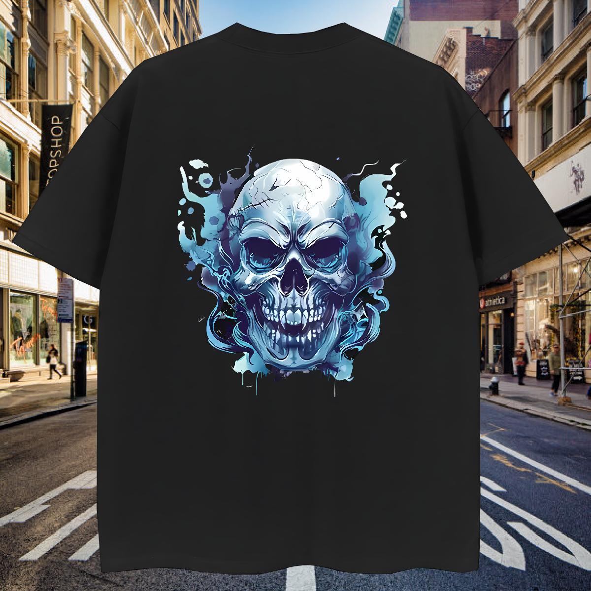 Wholesale T Shirt For Man 230g 100% Cotton angry Casual Oversized 4XL Breathable Couples T Shirts Brand Tee Shirt