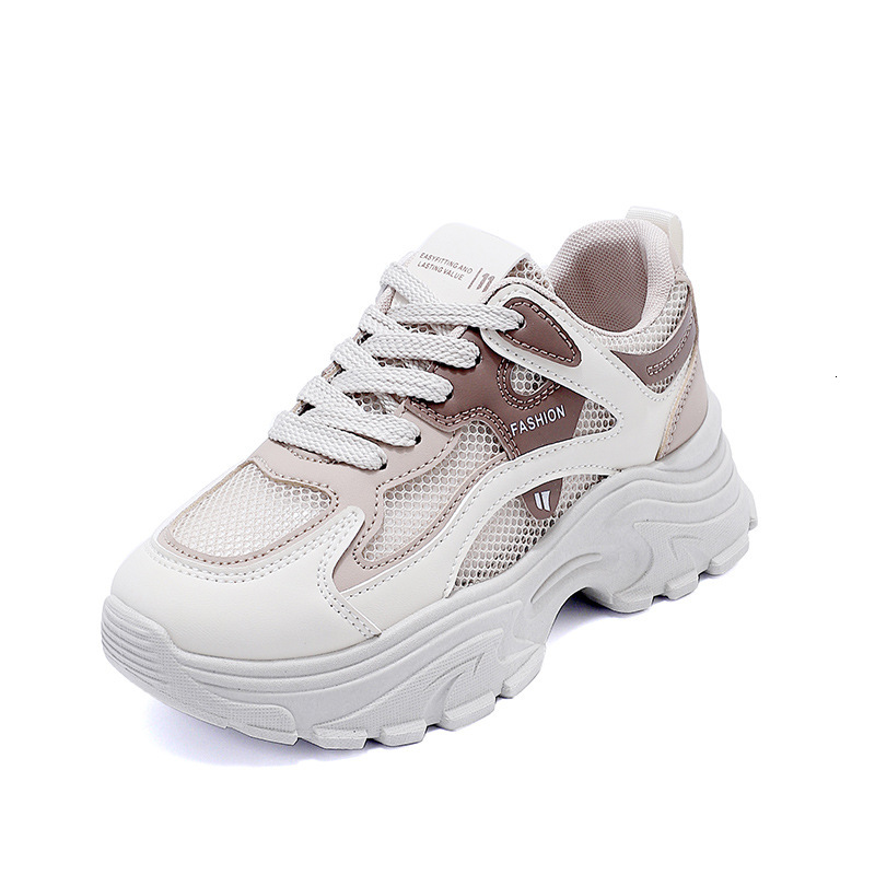 Ddmysports Dad Women S Spring Summer New Collection Mesh Breathable Thick Bottom Eight Increasing Explosive Street Casual Sports Shoes J OUTDOOR