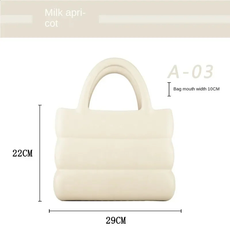 2024 Summer Ins Lightweight EVA Strolling Bag Waterproof Fashion Handheld Womens TrendyNiche Macaron BagHandheld 240824Z