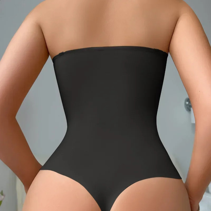Female strapless corset bodysuit abdominal control shaping corset formal underwear female abdominal shape female weight loss 240822