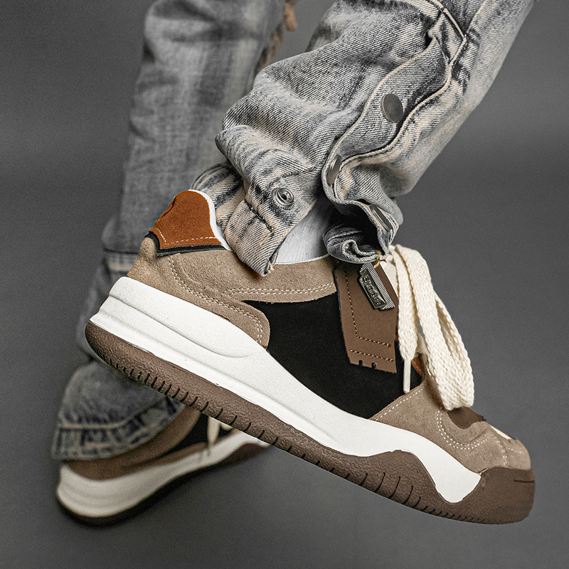 Ddmysports Bread Men S Trendy Niche Design Sports And Leisure Thick Soled Versatile Board Shoes OUTDOOR
