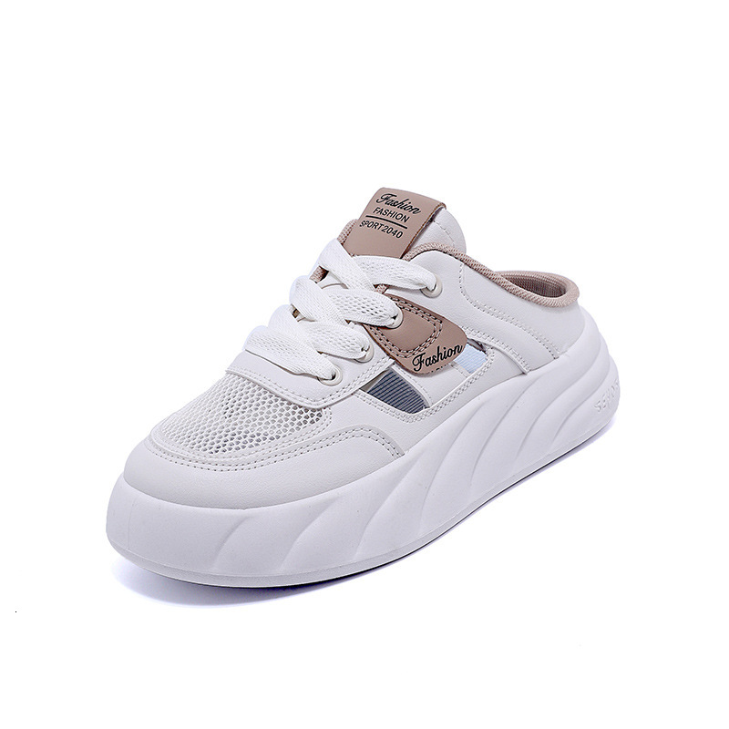 Ddmysports Step On Poop Feeling Semi Slippers New Summer Hollow Out One Foot Kick Off Wearing A Hooded Cool Slipper For Women CY OUTDOOR