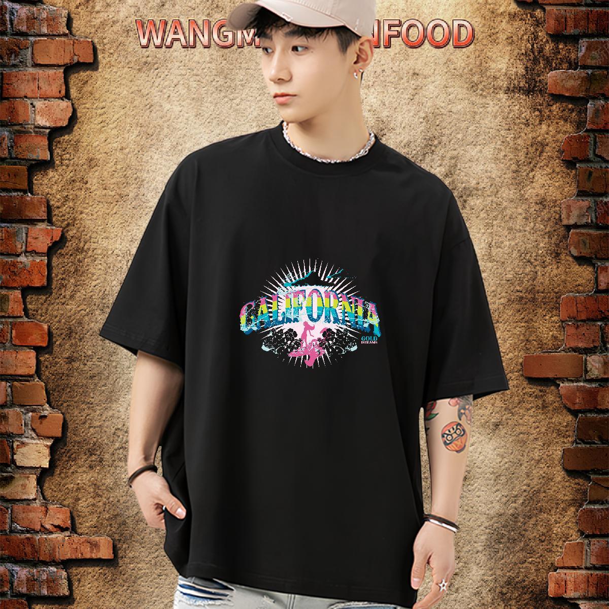 TOP Quality Man T Shirts 100% Cotton 230g letter Daily Outfit Graphic O-Neck Short Sleeve Tshirts Factory Direct Tops Tees