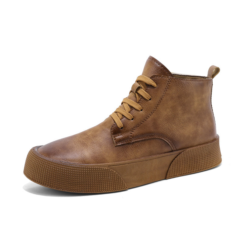 Ddmysports Spring New Igh Top Thick Sole Eightened Casual Wiped Old Men S Board Shoes OUTDOOR