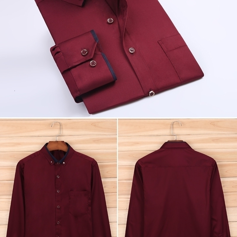 arrival Spring commercial easy care shirt male oversize long-sleeve fashion formal high quality plus size M-7XL8XL9XL 240822