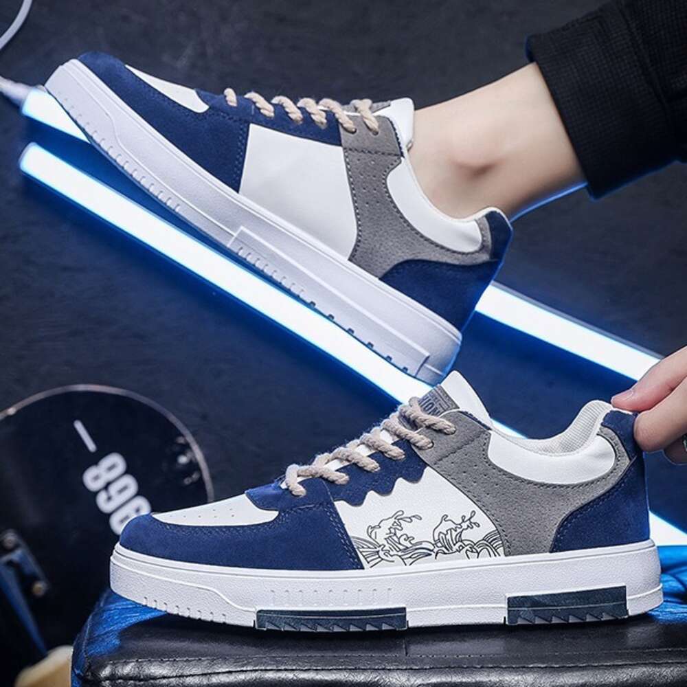 Ddmysports Trendy Versatile Thick Soled Spring New Breathable Small White Shoes Men S Sports And Leisure Trendy OUTDOOR