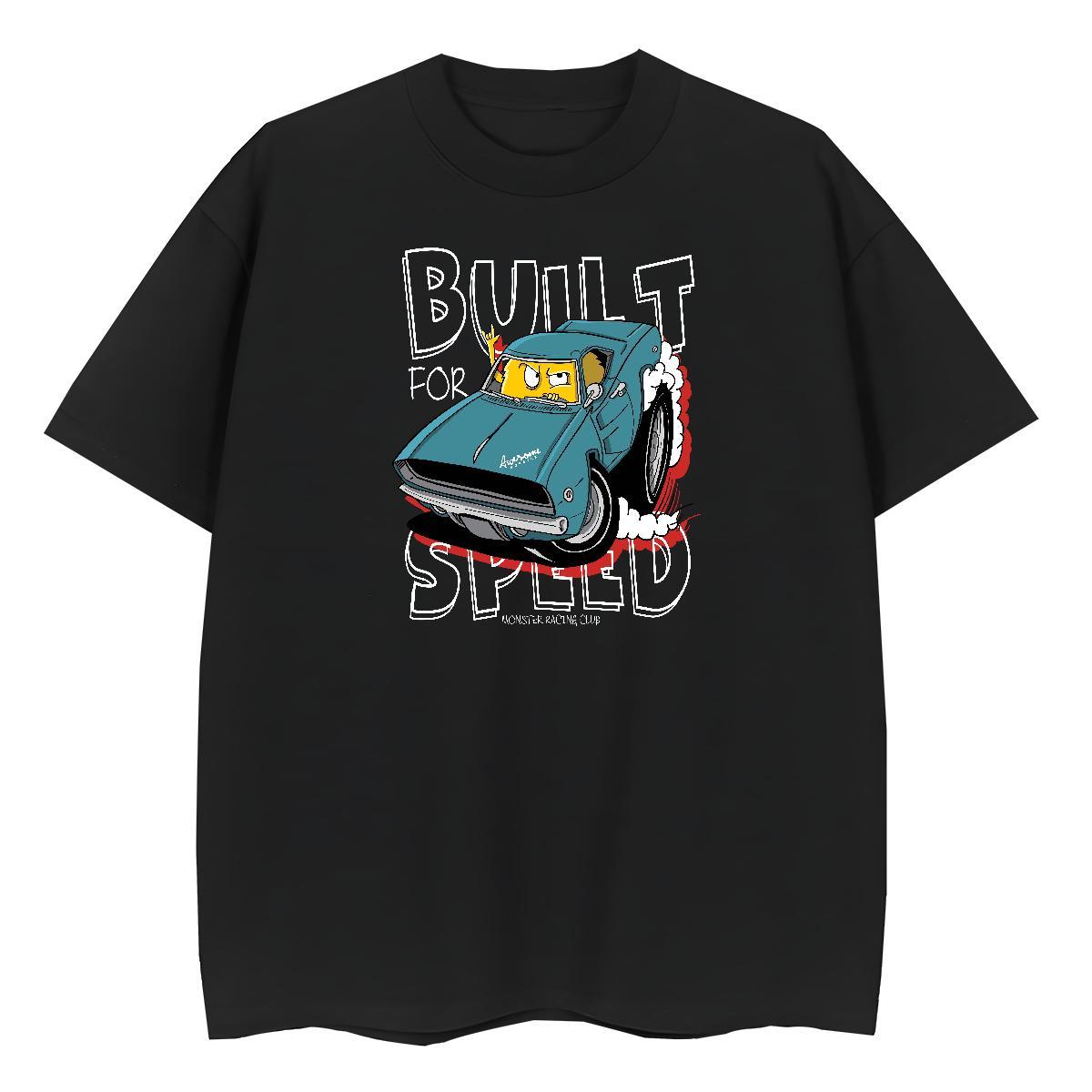 Soft Woman Tshirt 100% Cotton 230g plush Daily Outfit T Shirt For Woman Breathable Crew Neck Custom Cartoon Tees