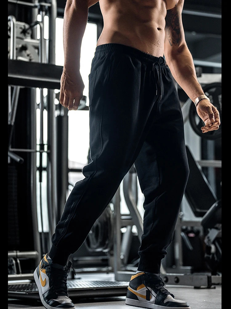 Mens autumn and winter Darc wolf outdoor long leg straight pants mens simple printing sportswear loose fit 240823