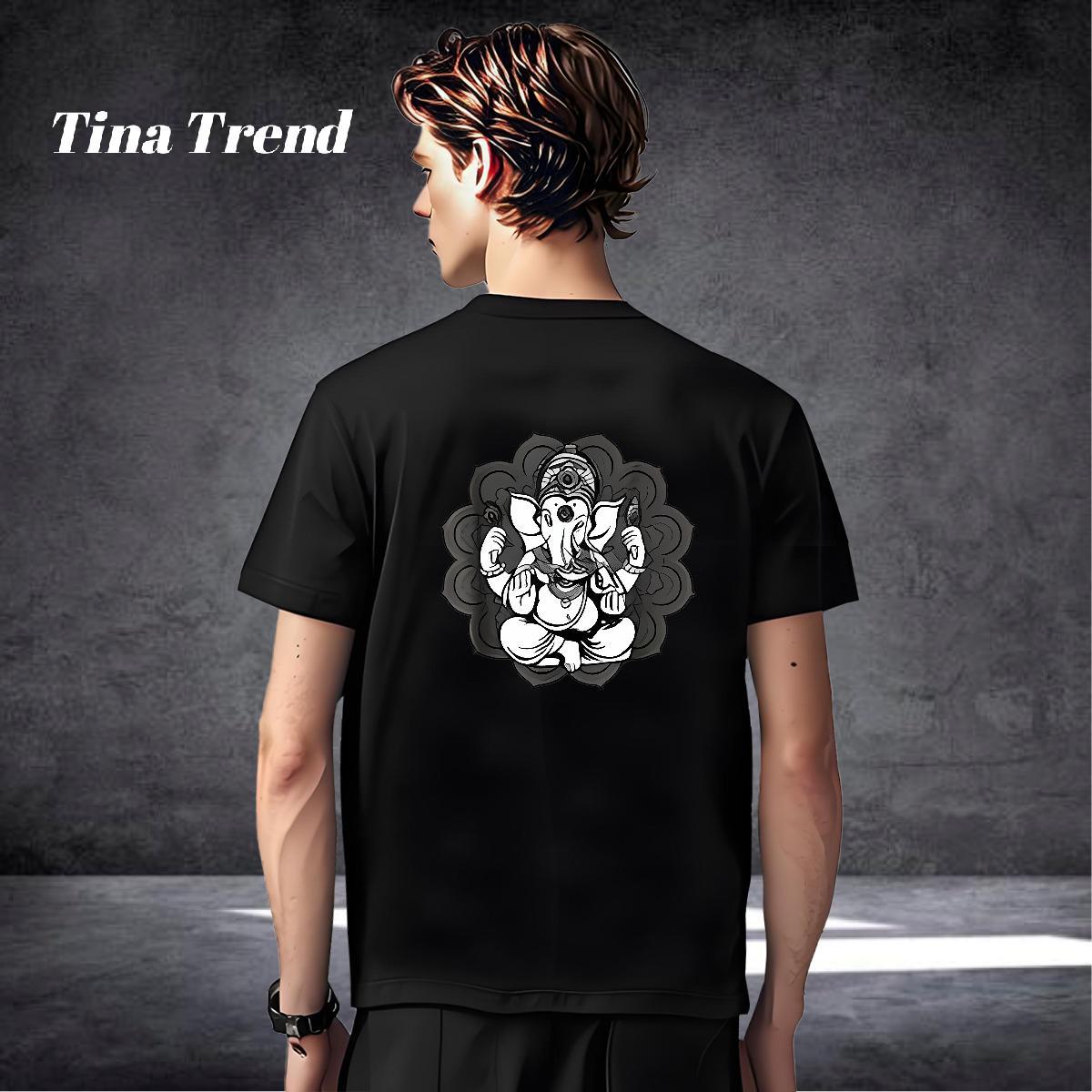 Loose Fit T Shirt For Man 230g 100% Cotton religion Casual Daily Wear Black Oversized Breathable Men Clothes T-Shirt New Tops Shirt