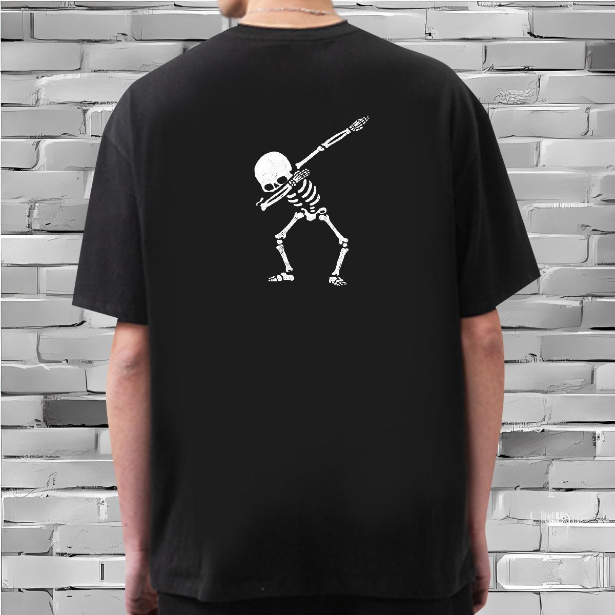 Designer Mens T Shirts 230g 100% Cotton skull Beach Asian Size Breathable Short Sleeve Tshirts New Arrival Tops Shirt