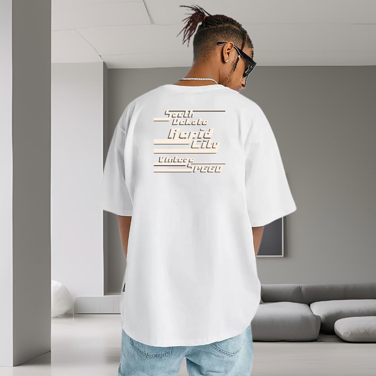 Designer T-Shirts for Men 230g Pure Cotton letter Daily Wear Custom Anime Round Neck Short Sleeve Men Tshirts 2024 Designer Top Tees