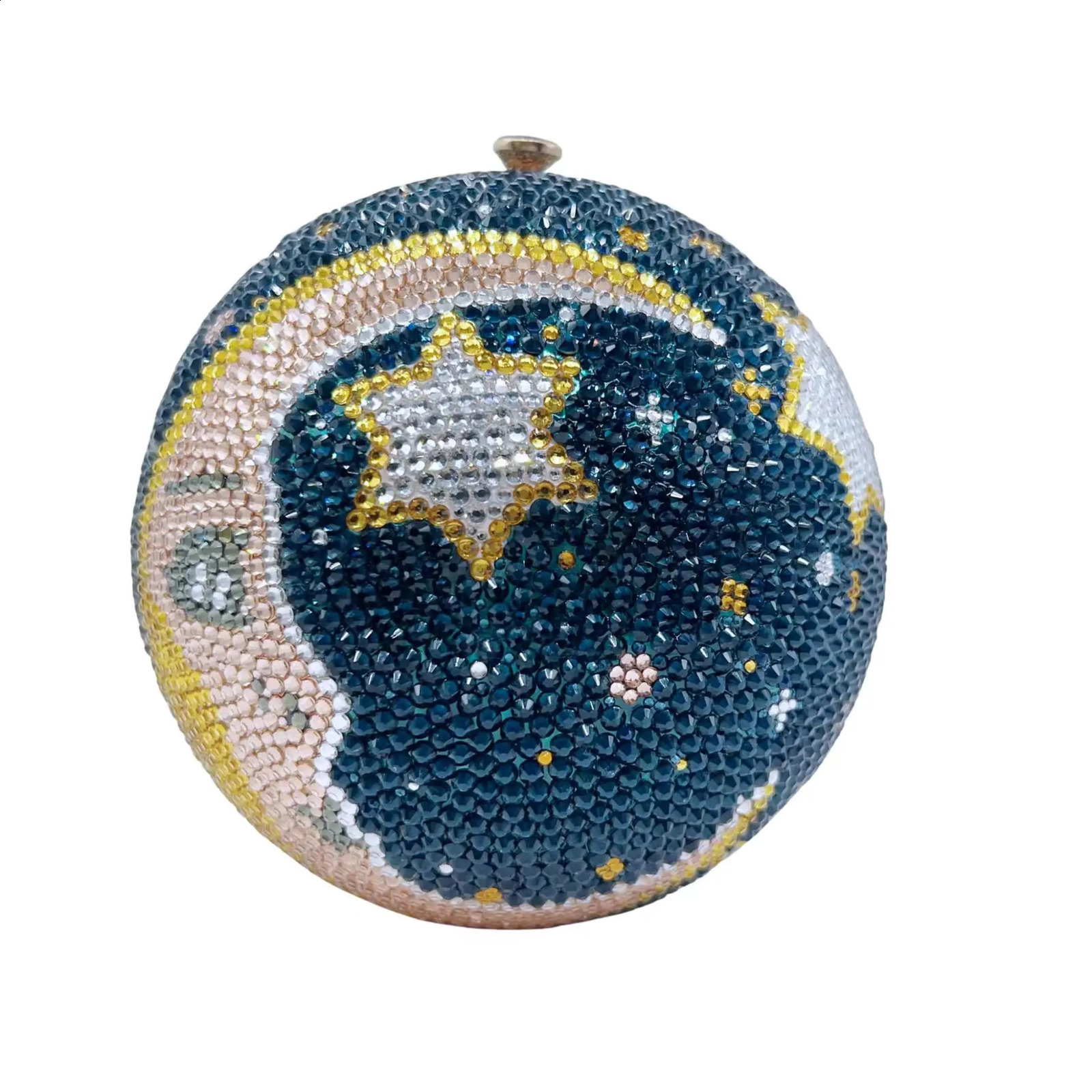 Special Womens Blue Green Wedding Party Gift Wallet Crystal Bridal y Day Clutch Mini Rhinestone Evening Handbag 240823