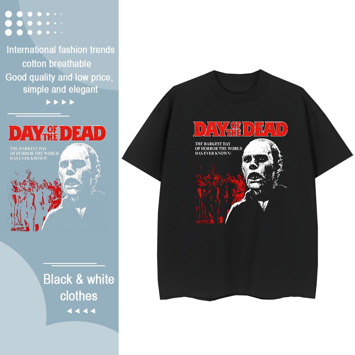 High quality Tshirt for Man Woman 230g Pure Cotton scary Outdoor Woman T Shirts Comfortable Customized Clothes