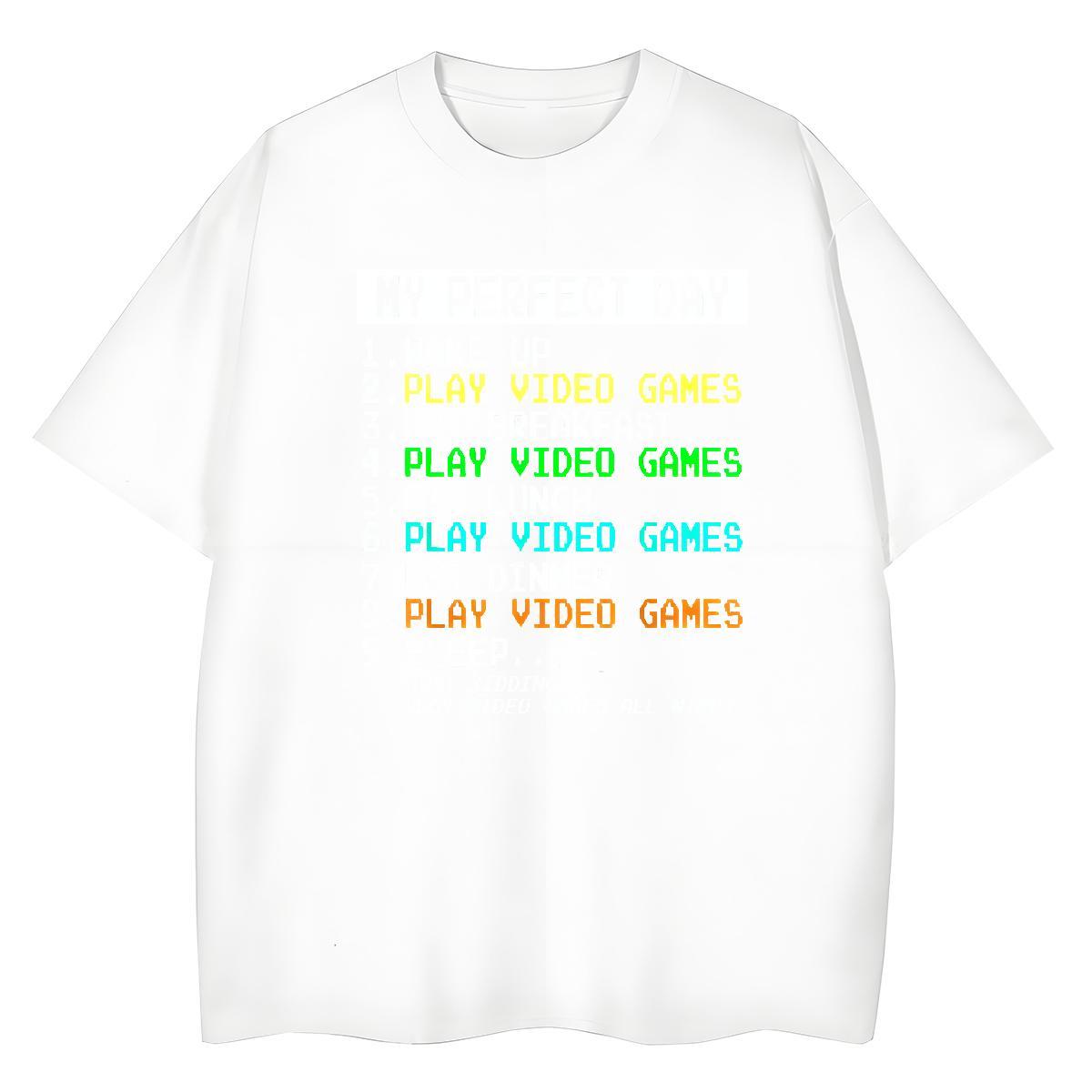 Comfortable Lady T shirt 230g 100% Cotton letter Casual T-Shirts O Neck Short Sleeves Black White Tshirts