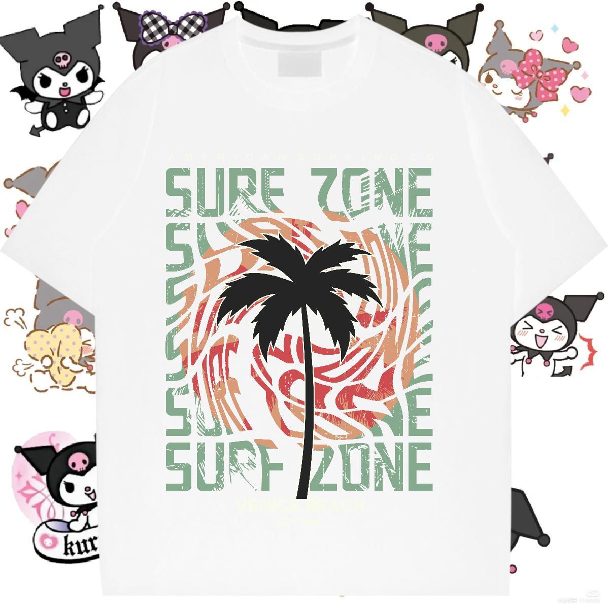 Lady Womens Tshirts 230g Pure Cotton tree Sport Womens T Shirts Crew Neck White Plus Size Wear