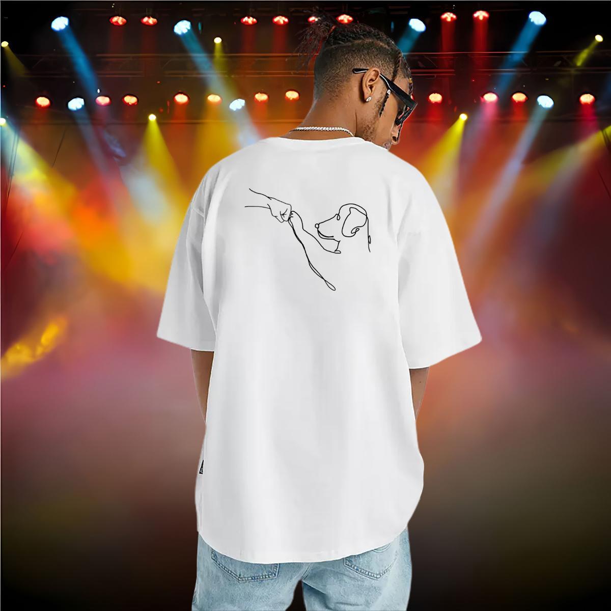 Loose T shirt 230g Cotton letter Street wear Hip Hop Custom Print Plus Size Round Neck Short Sleeve Tshirts Casual New Tops