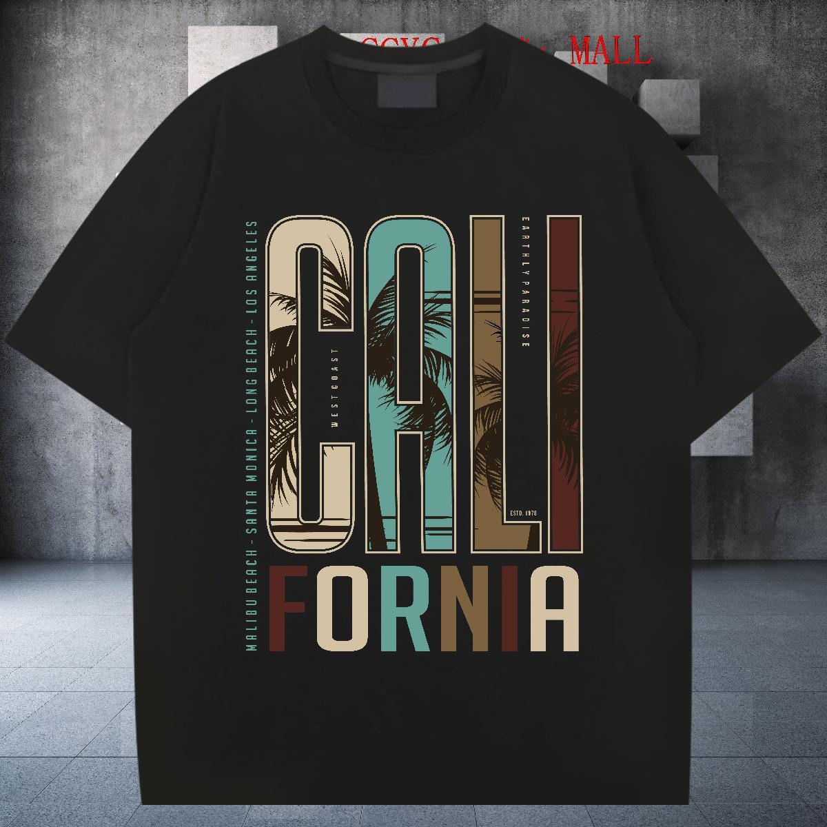 Loose T-Shirts 100% Cotton 230g letter Spring Summer Graphic Crew Neck Men Clothes T-Shirt Stylist Top Tees