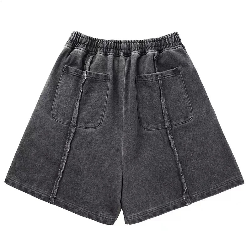 Stitchedcut sports casual shorts 240822