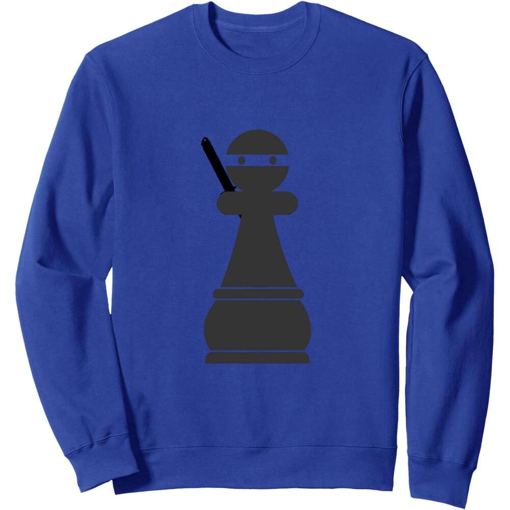 Long Sleeve Shirts for Men sweatshirt Ninja Funny Cool Chess Player Smart Gift Sweatshirt T shirt Tee Streetwear Casual tops clothes