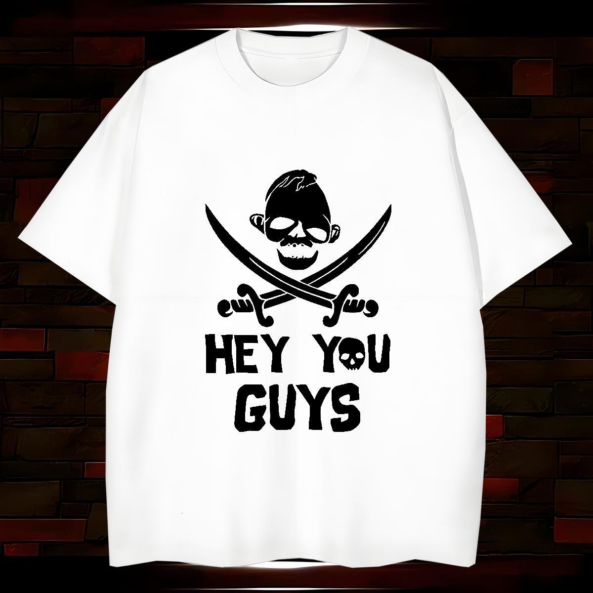 Designer T-Shirts for Men 230g 100% Cotton monster Anime Printing Street Oversized 4XL Breathable Short Sleeve Men Tops Tees New Arrival Wear