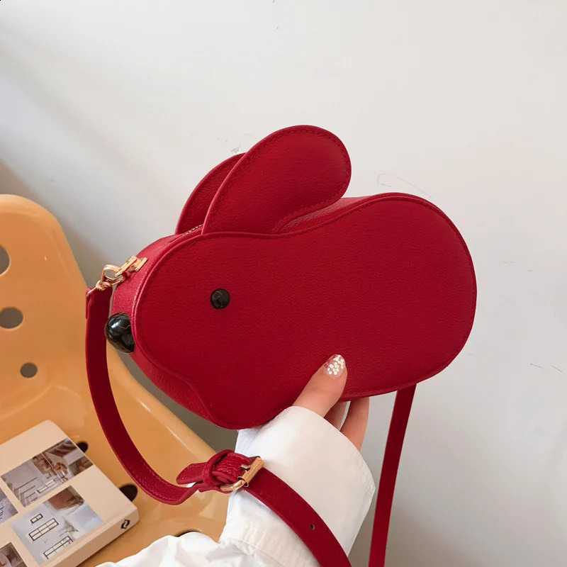 Fun Cartoon Rabbit Style Purses And Handbags For Women Cute Handbag Girls Shoulder Crossbody Casual Female Cartoon Bag 240822