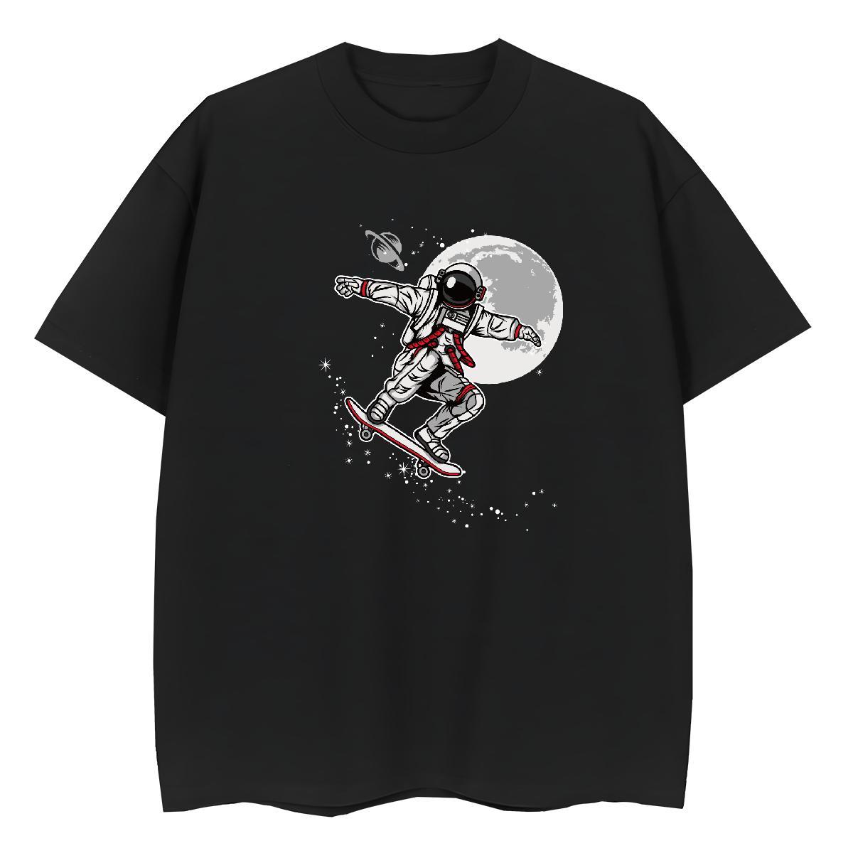 Designer Nice Couples T Shirts 230g 100% Cotton universe Street Casual Women T Shirts Breathable Short Sleeve Anime Oversized Tops Tees