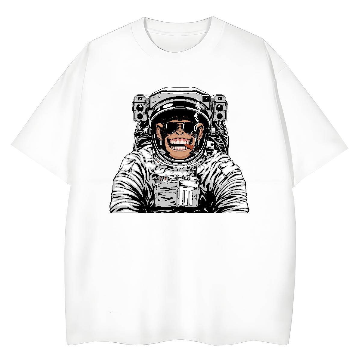 High quality Woman Tshirt 230g Cotton planet Beach T-Shirts for Women Breathable Crew Neck Custom Printed Clothes