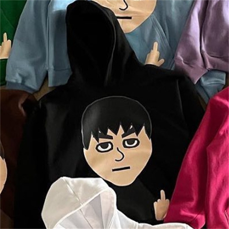 Harajuku grunge oversized sweatshirt MII HOODIES printing hoodies women goth y2k tops streetwear gothic clothes 240822
