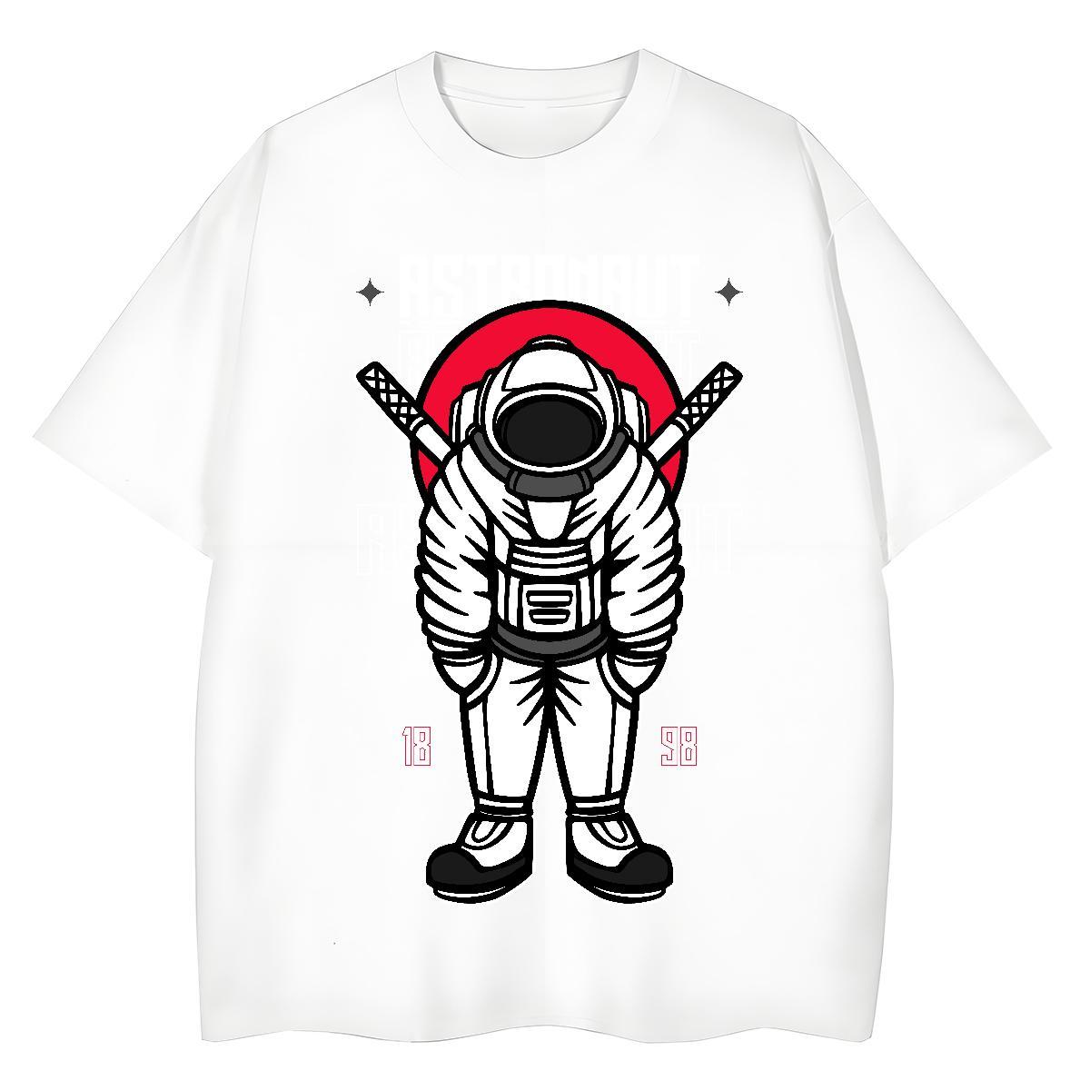 Unisex Unisex Tshirts 230g 100% Cotton universe Outdoor T Shirt For Woman Round Neck Short Sleeve Plus Size Custom Clothes Shirt